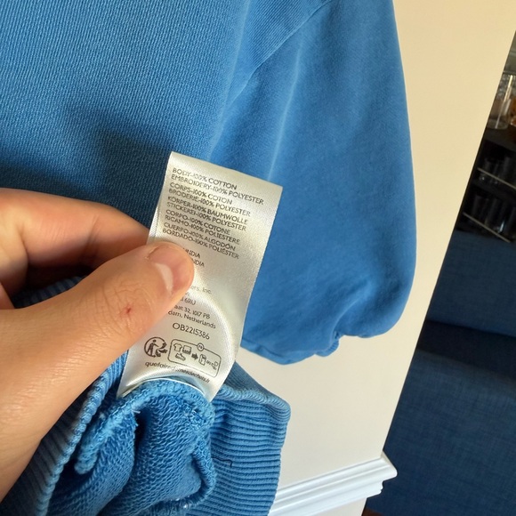 The Nikki Bubble Sweatshirt by Pilcro: Embroidered Edition Anthropologie Size M - Picture 5 of 9